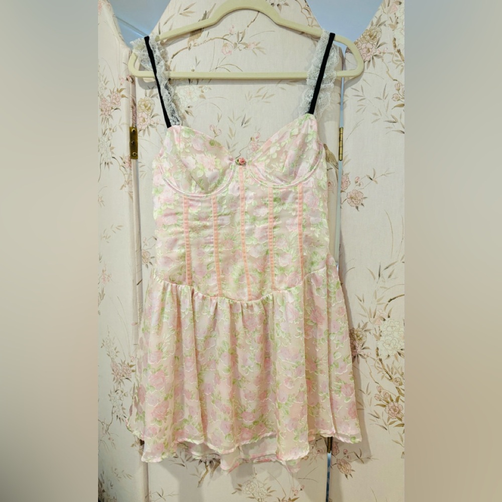For Love And Lemons Pastel Floral Dress